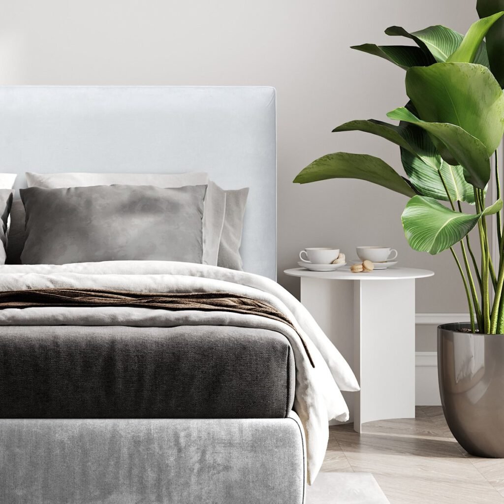 Respaldo de Cama Flat Vivo Felpa Crudo