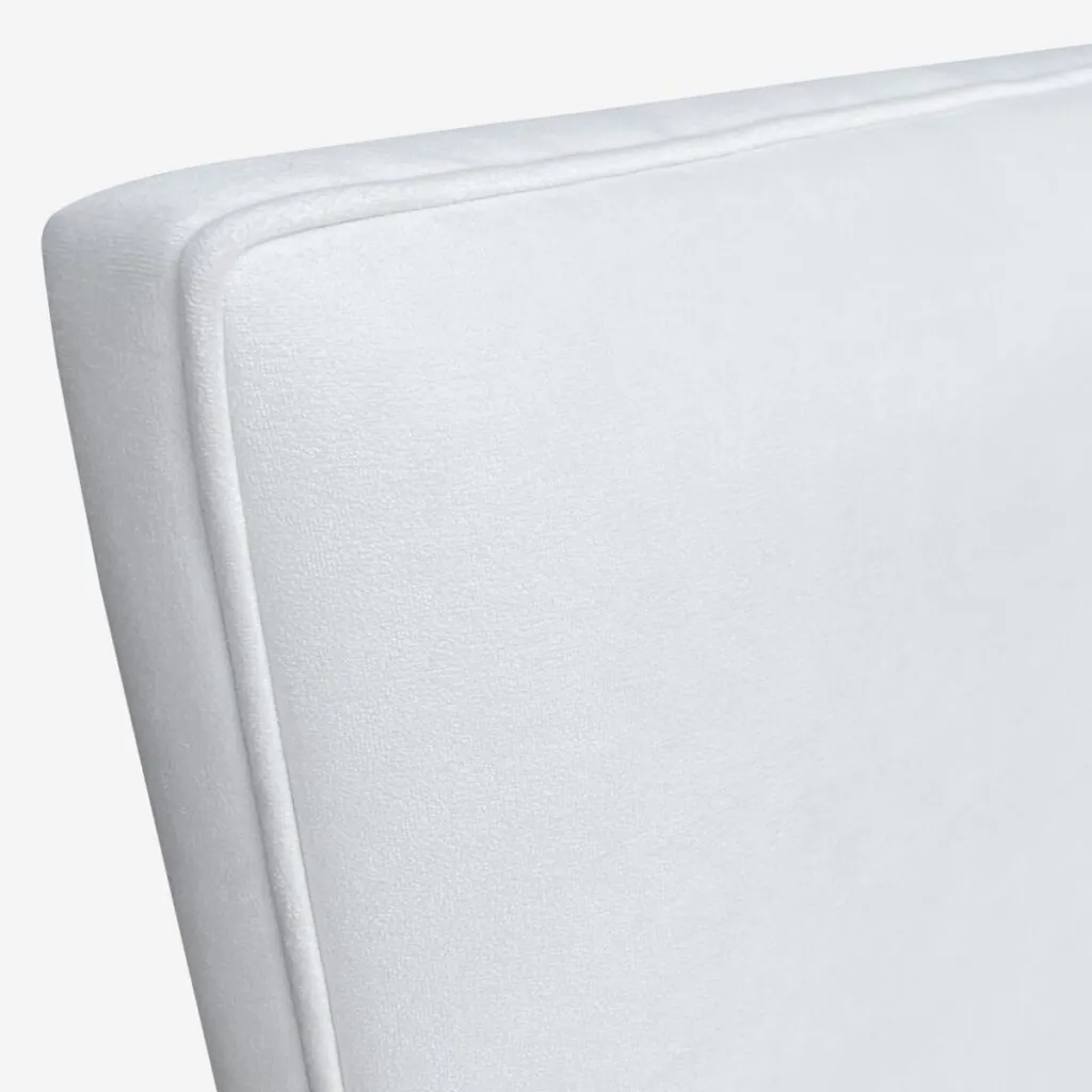 Respaldo de Cama Flat Vivo Felpa Crudo