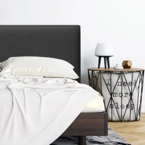 Respaldo de Cama Flat Vivo Lino Grafito