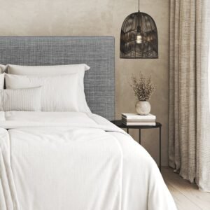 Respaldo de Cama Flat Vivo Lino Gris Bariloche