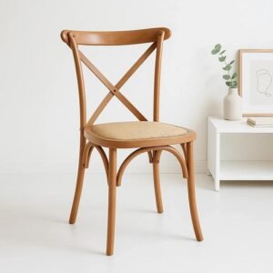 Silla Crossback Madera Natural