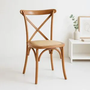 Silla Crossback Madera Natural