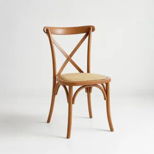 Silla Crossback Madera Natural