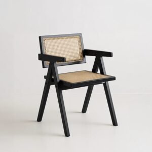 Silla Chandigarh Madera Negra