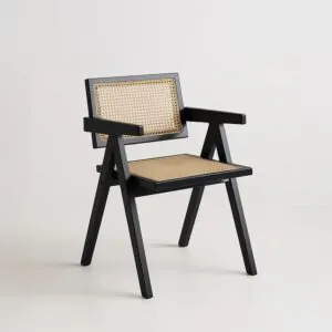 Silla Chandigarh Madera Negra
