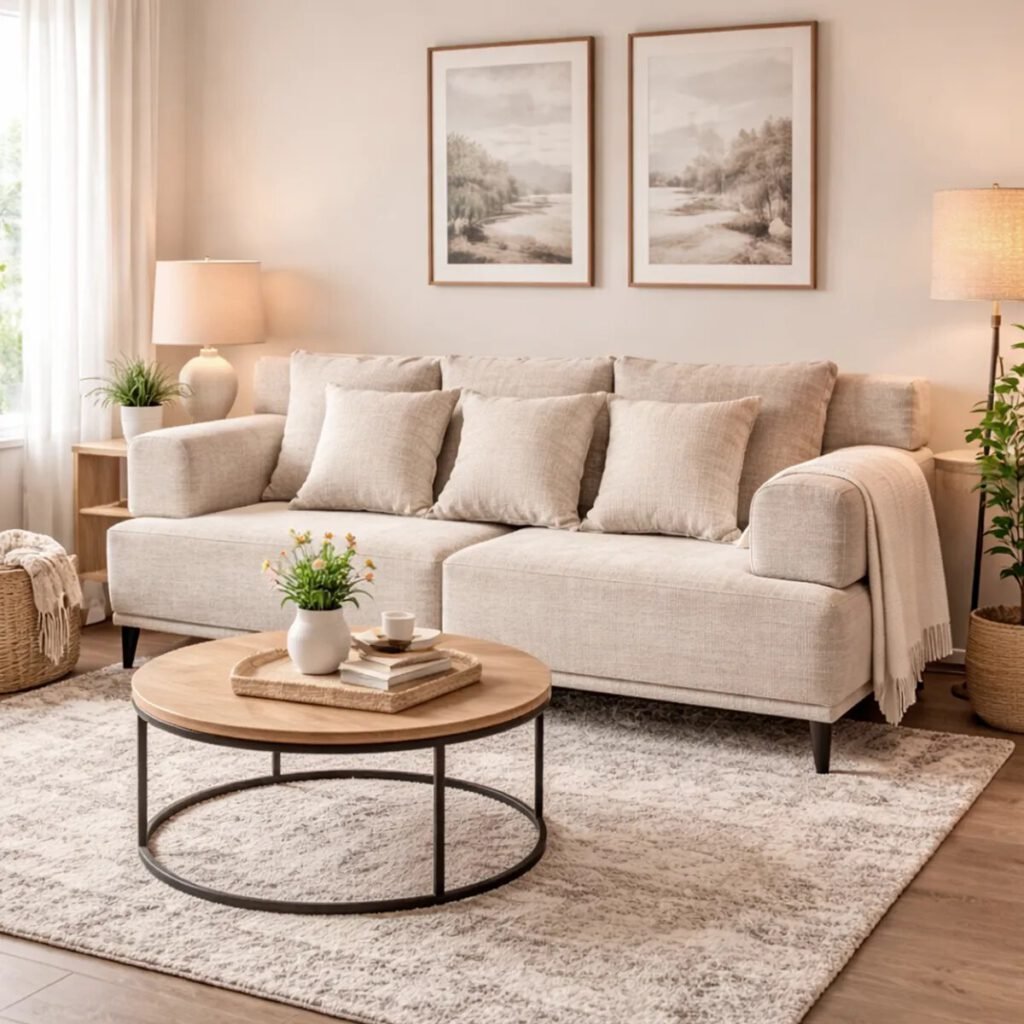 Sofá Marengo Lino Beige