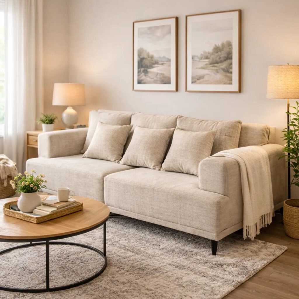 Sofá Marengo Lino Beige