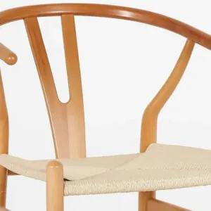 Taburete Wishbone Crema