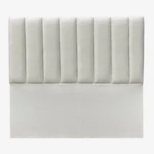 Respaldo de Cama Tubular Vertical Lino Crudo
