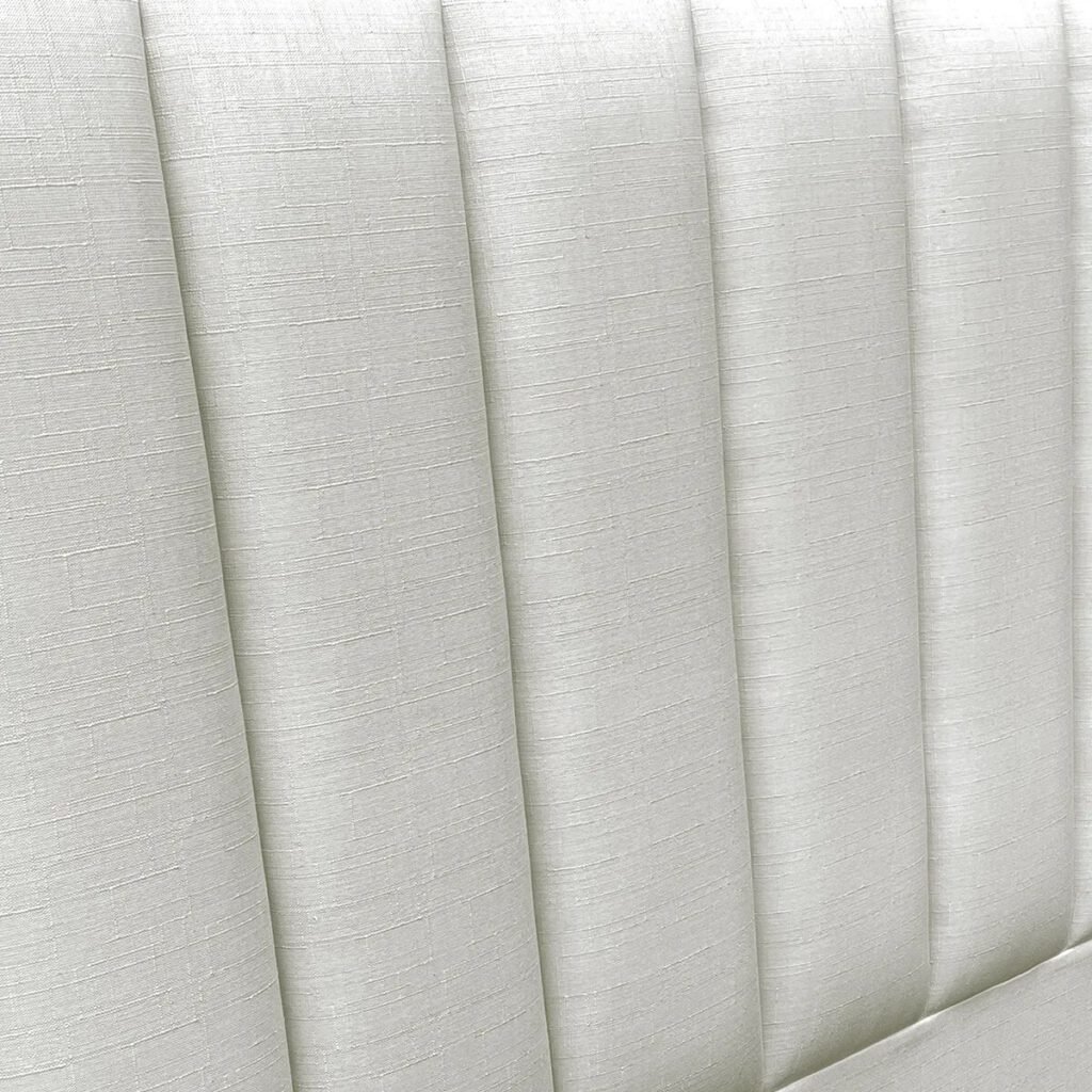 Respaldo de Cama Tubular Vertical Lino Crudo