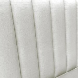 Respaldo de Cama Tubular Vertical Lino Crudo