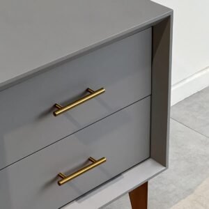 Par de Veladores Hamburgo Gris