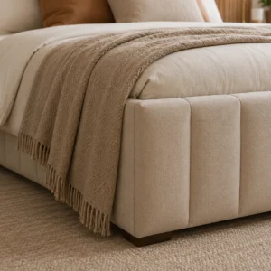 Cama Tubular Lino Beige