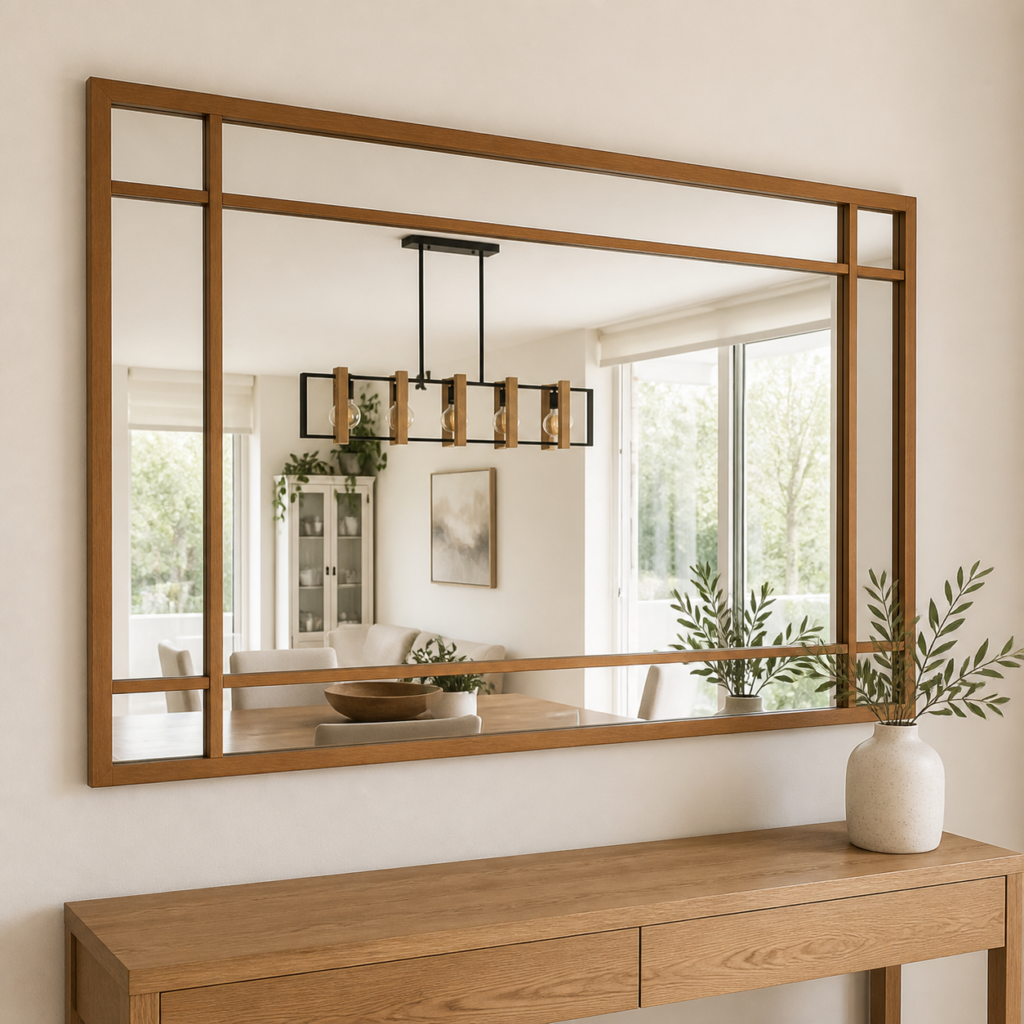 Espejo Tipo Ventana Varillaje Simple - Espacio Hogar